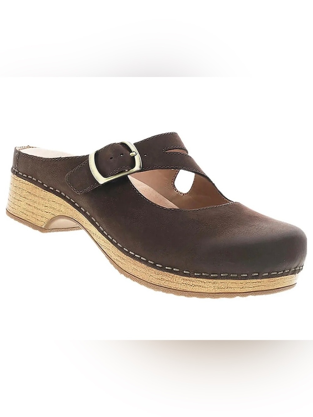 Dansko brown nubuck Mary Jane clogs 8.5/9